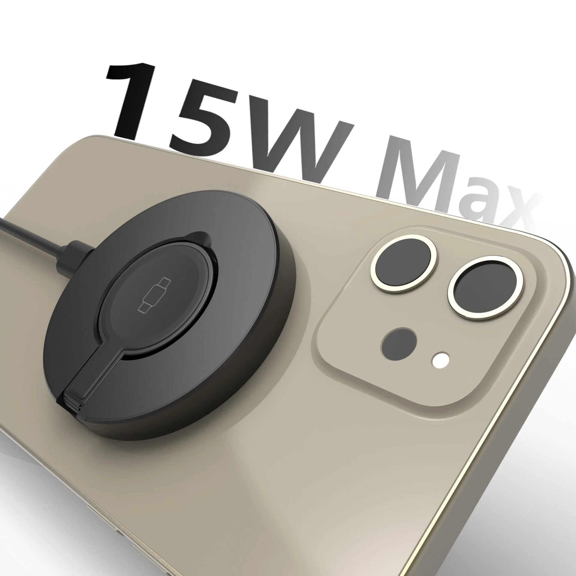 Custom Qi2 Magnetic Wireless Charger Stand | Certified Project Charging Solution