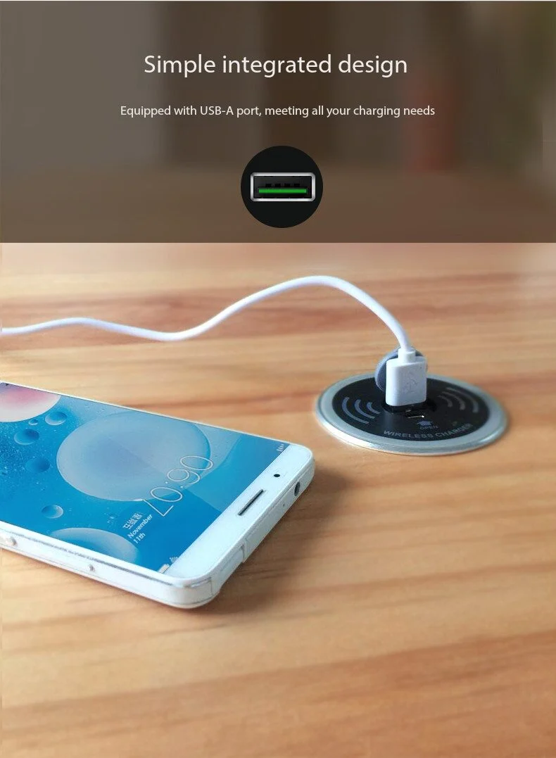 Embedded Desktop Wireless Charger