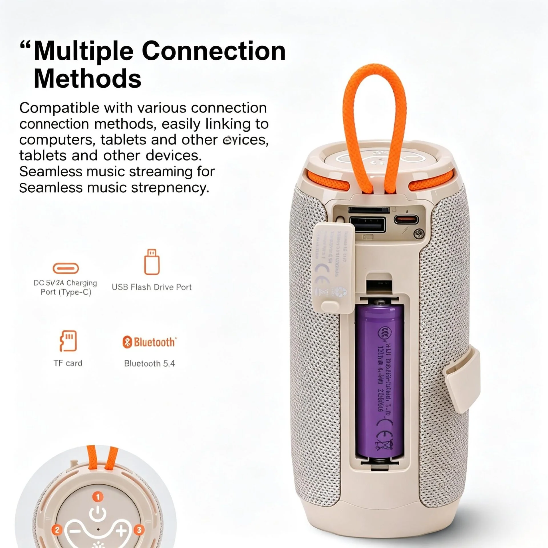 Portable Mini Wireless Bluetooth Speaker EU Battery Regulation