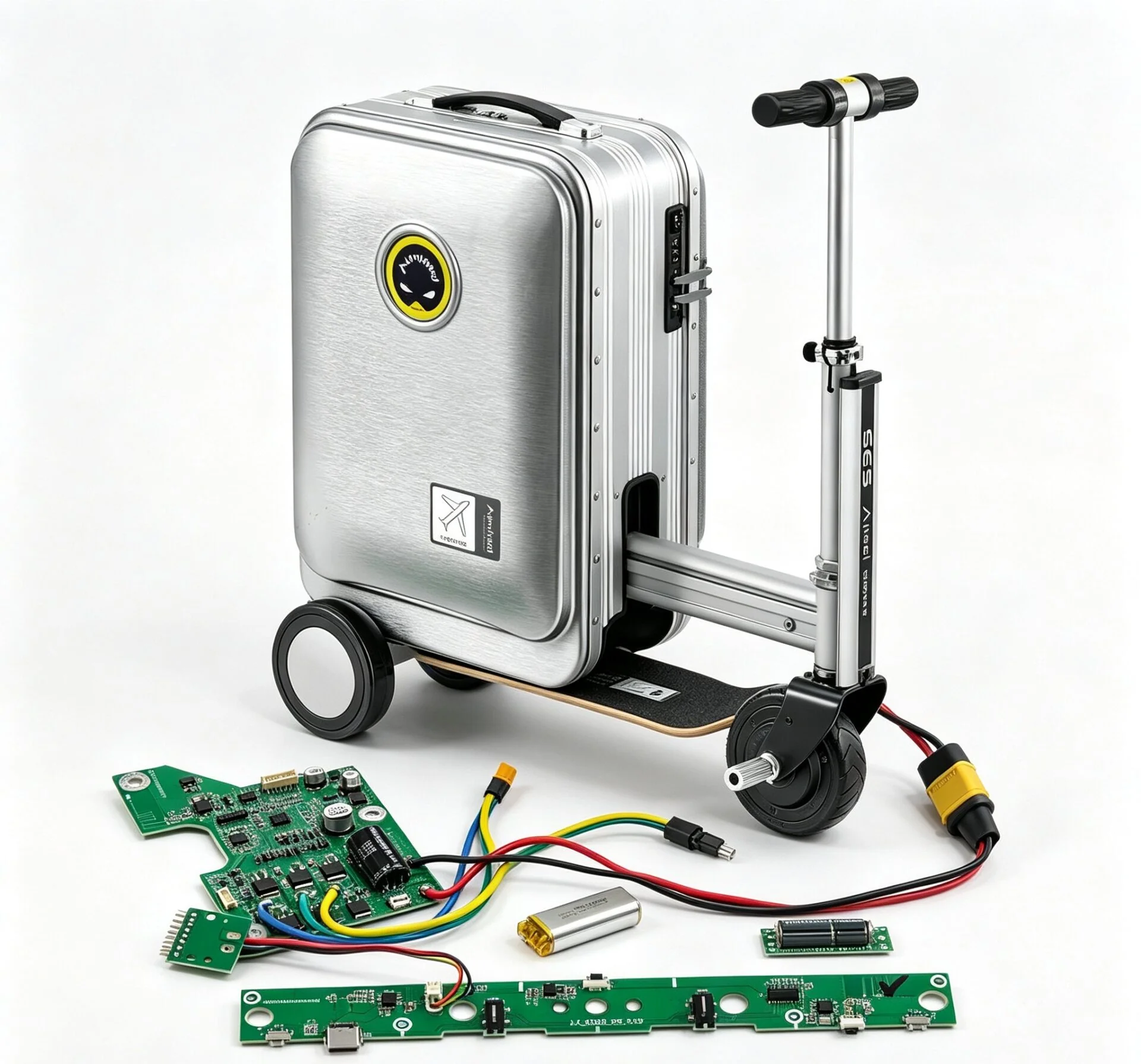 Custom Electric Riding Luggage Drive PCBA Module, Multi-scenario Reusable Control Board For Mini Scooter & Foldable Trolley Mobility Equipment