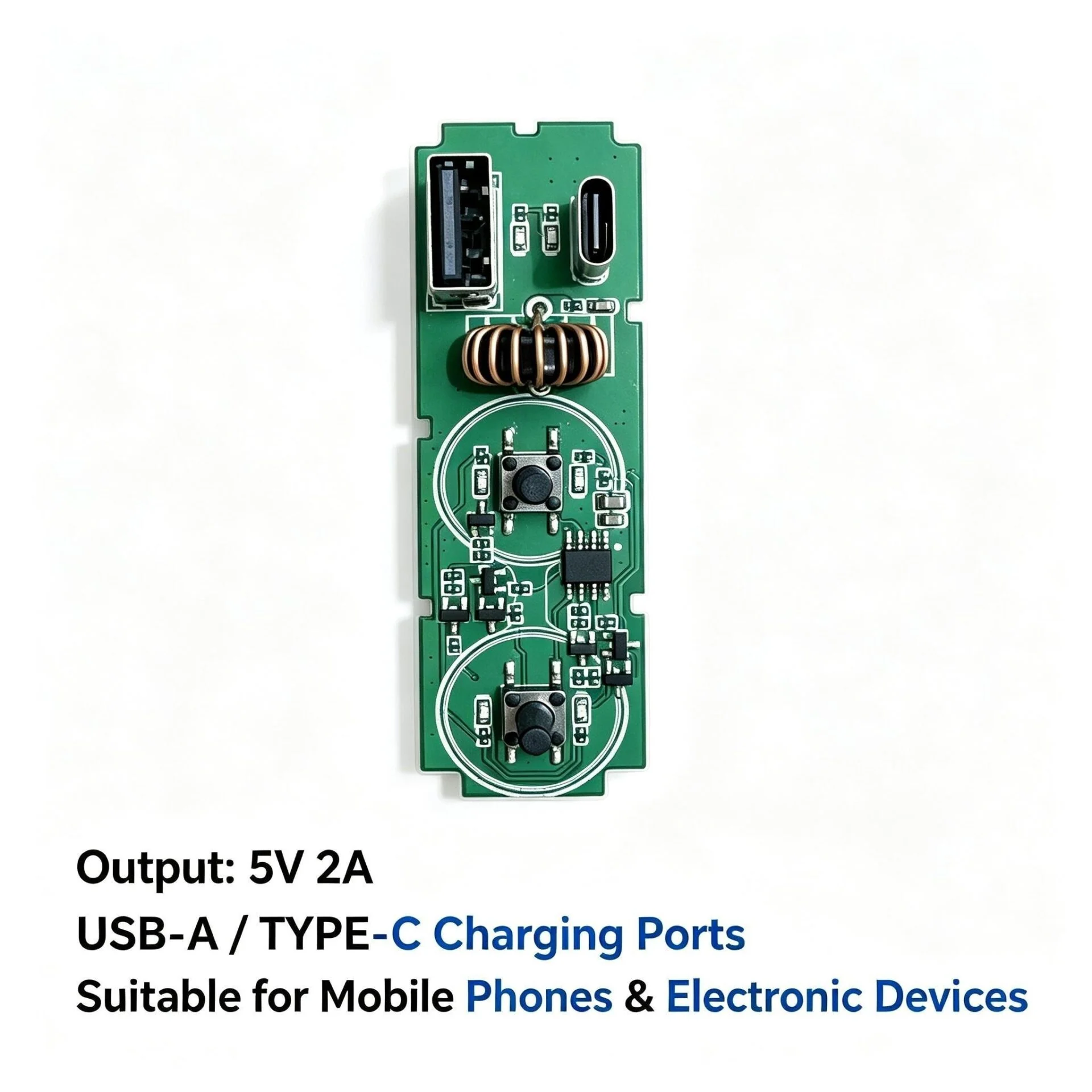 Electric Sofa Control Board PCBA | 29V Input With USB‑A & Type‑C 5V 2A Output, Customizable OEM Solution