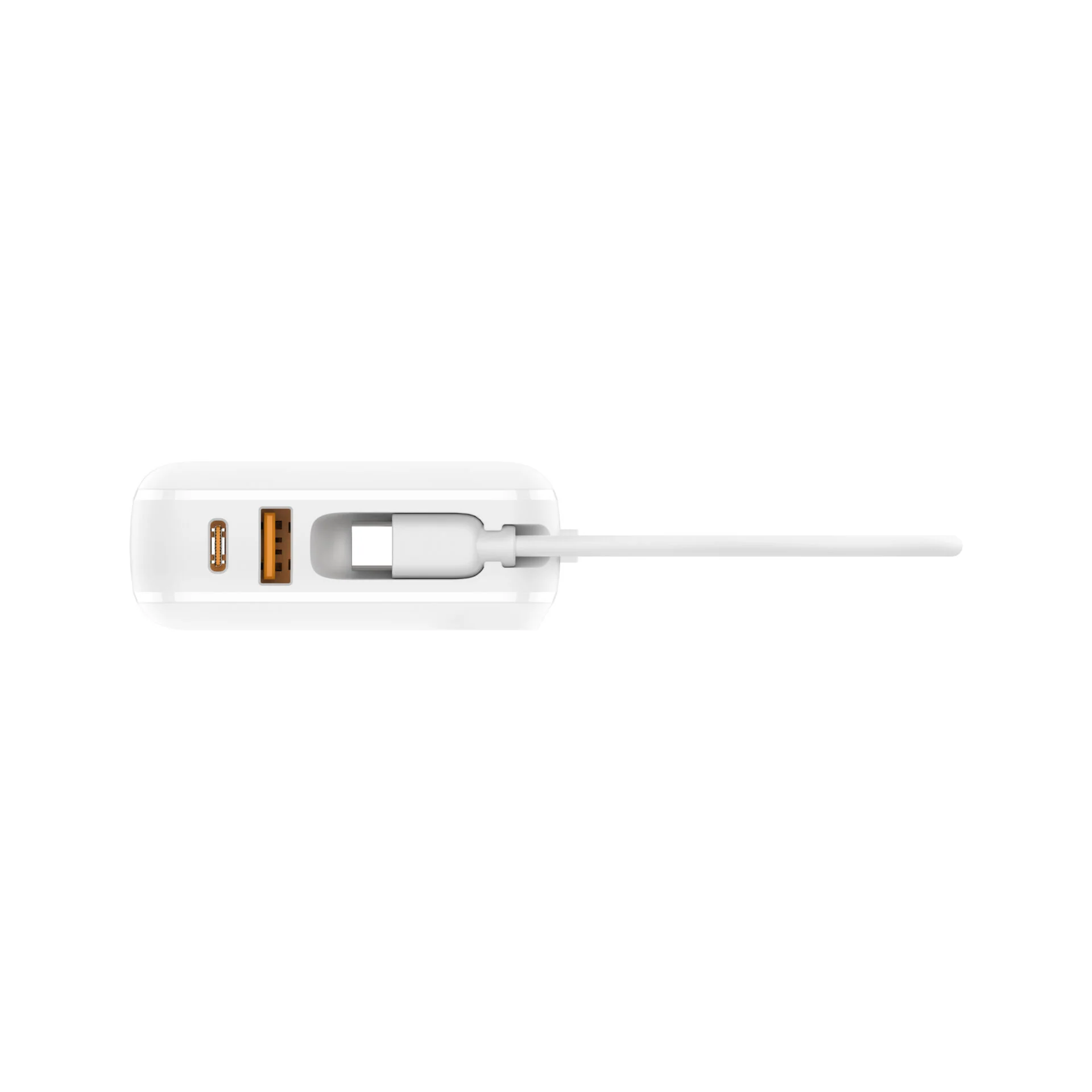 20000mAh Mini Power Bank Built‑in Type‑C Cable 22.5W PD20W Fast Charging Digital Display Portable Powerbank