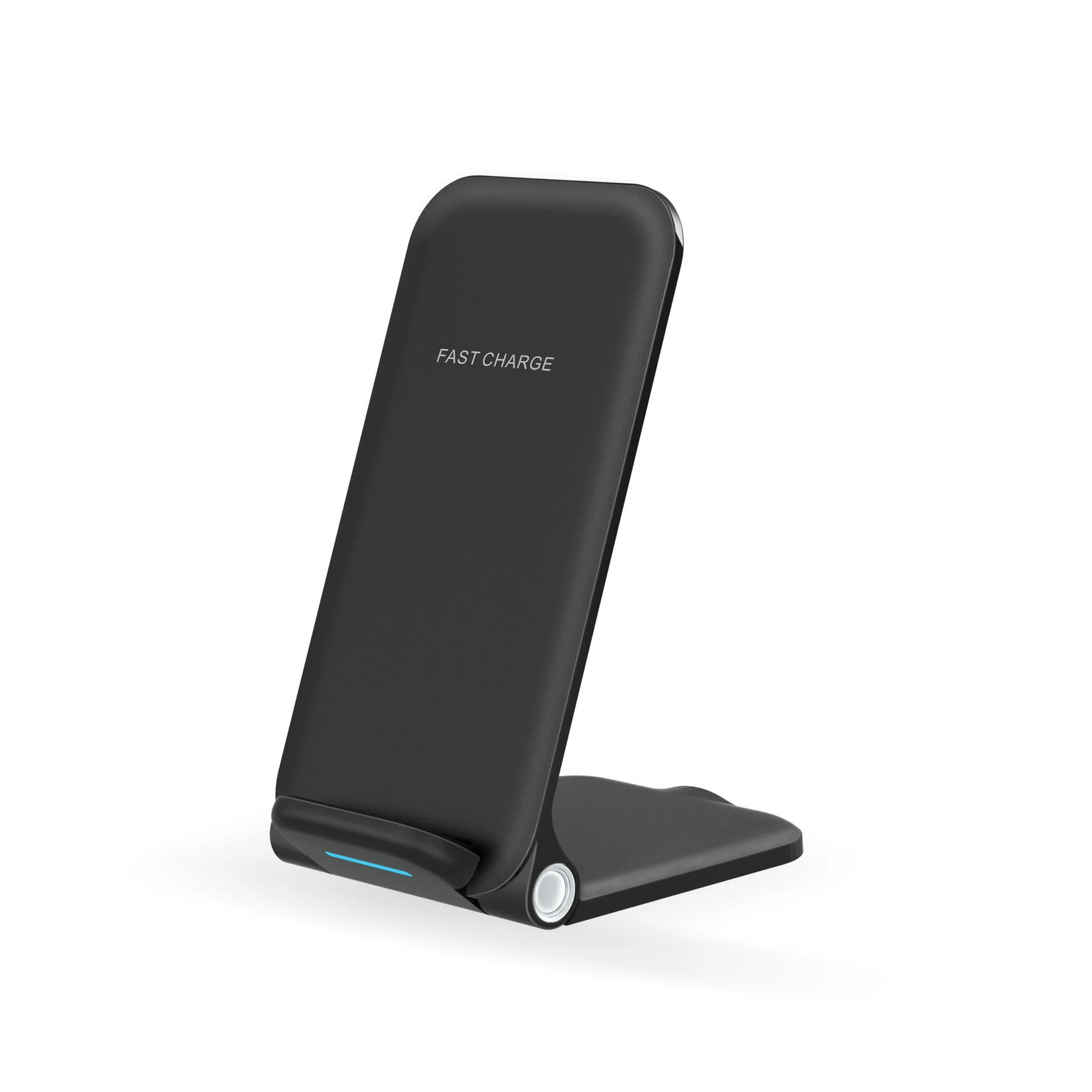 Dual Coil Foldable Wireless Charger Stand, High Cost-Effective 15W Fast Wireless Charging Station